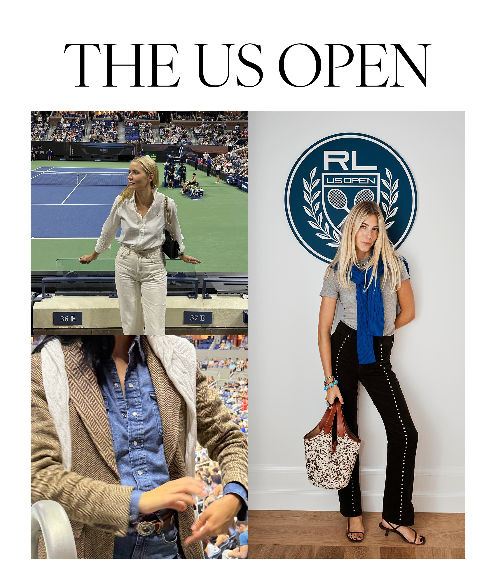 What to wear to the US Open: Three creators and editors dressing for the tournament.