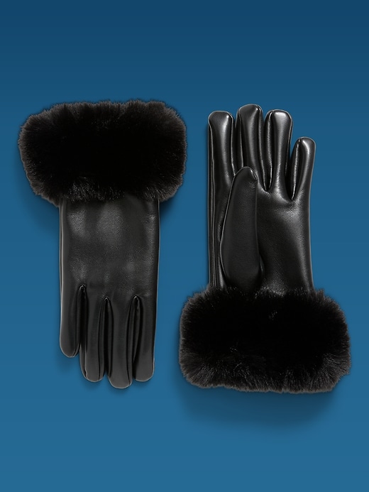 Old Navy X Altuzarra Vegan Leather Gloves