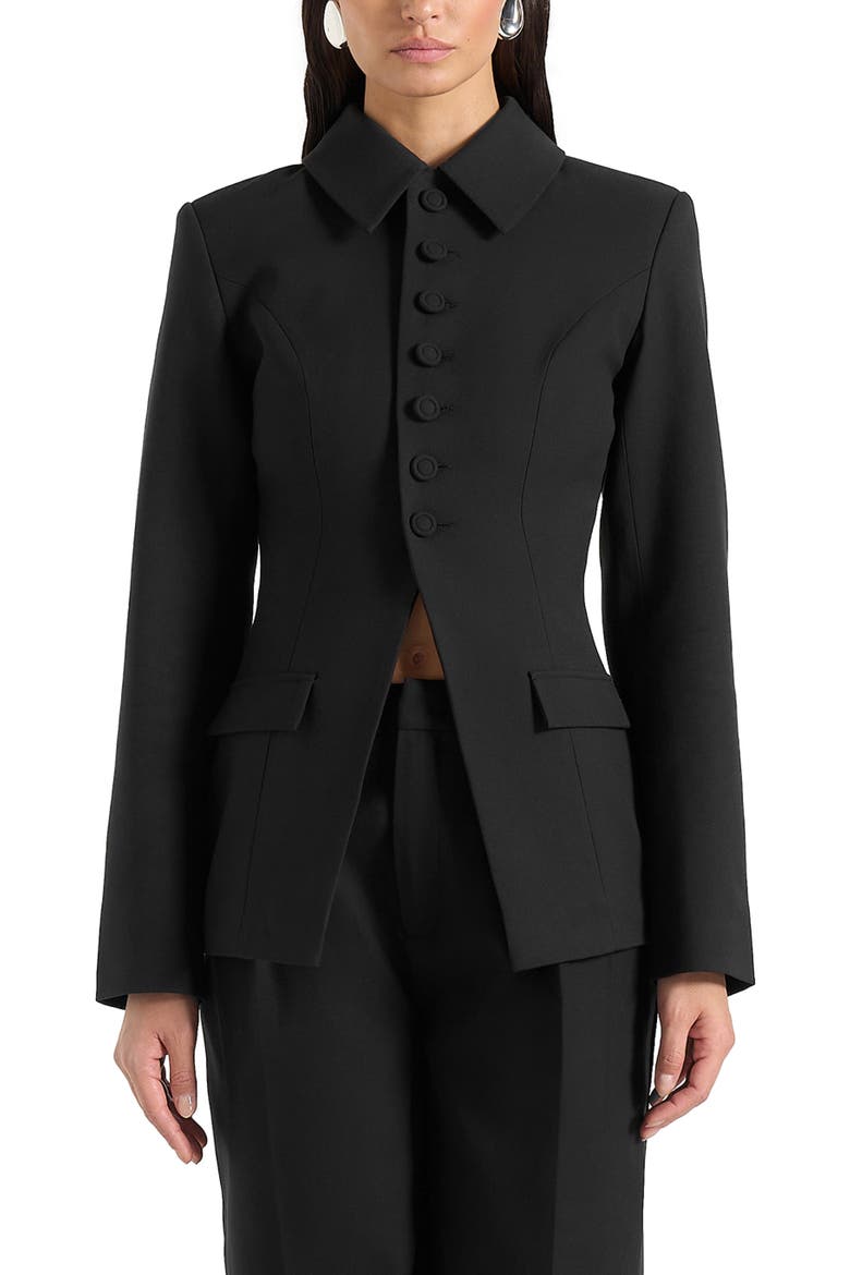 Harper Tailored Cinch Blazer With Detachable Collar