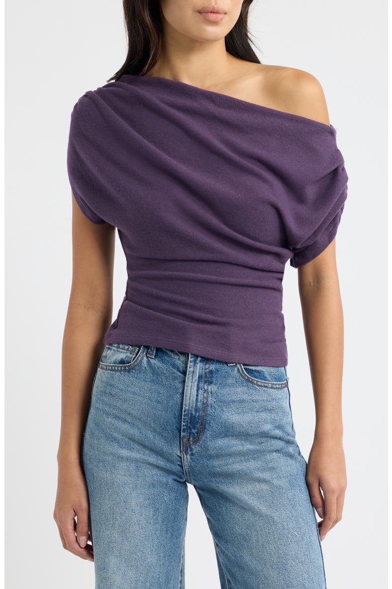 Iris One-Shoulder Knit Top