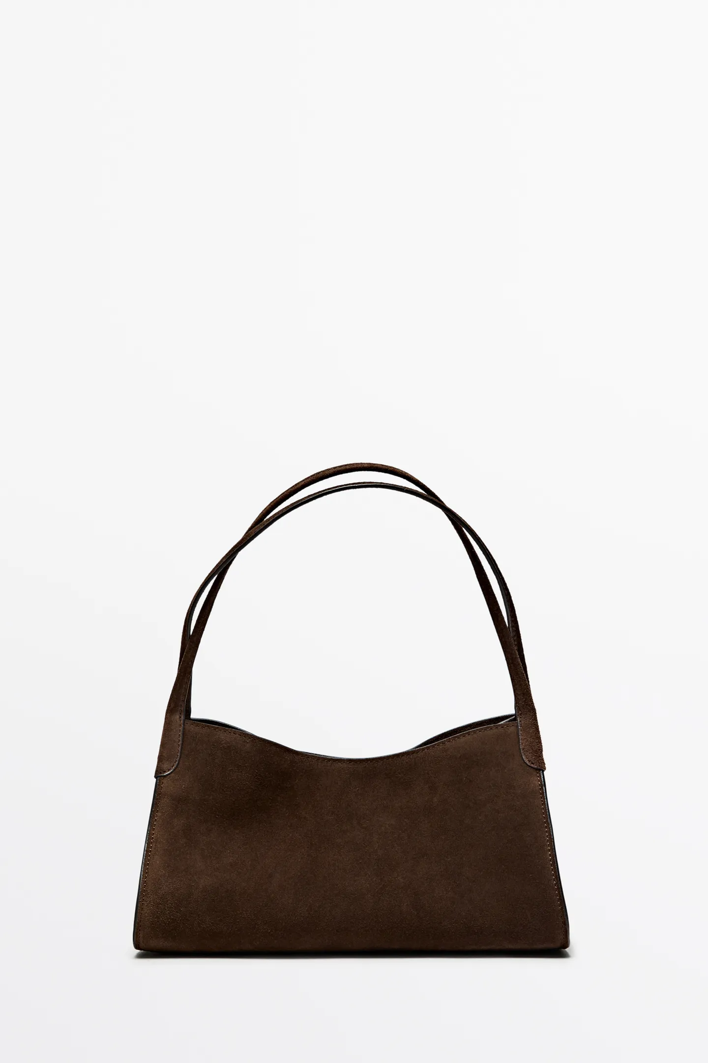 Massimo Dutti, Split Suede Leather Mini Satchel Bag