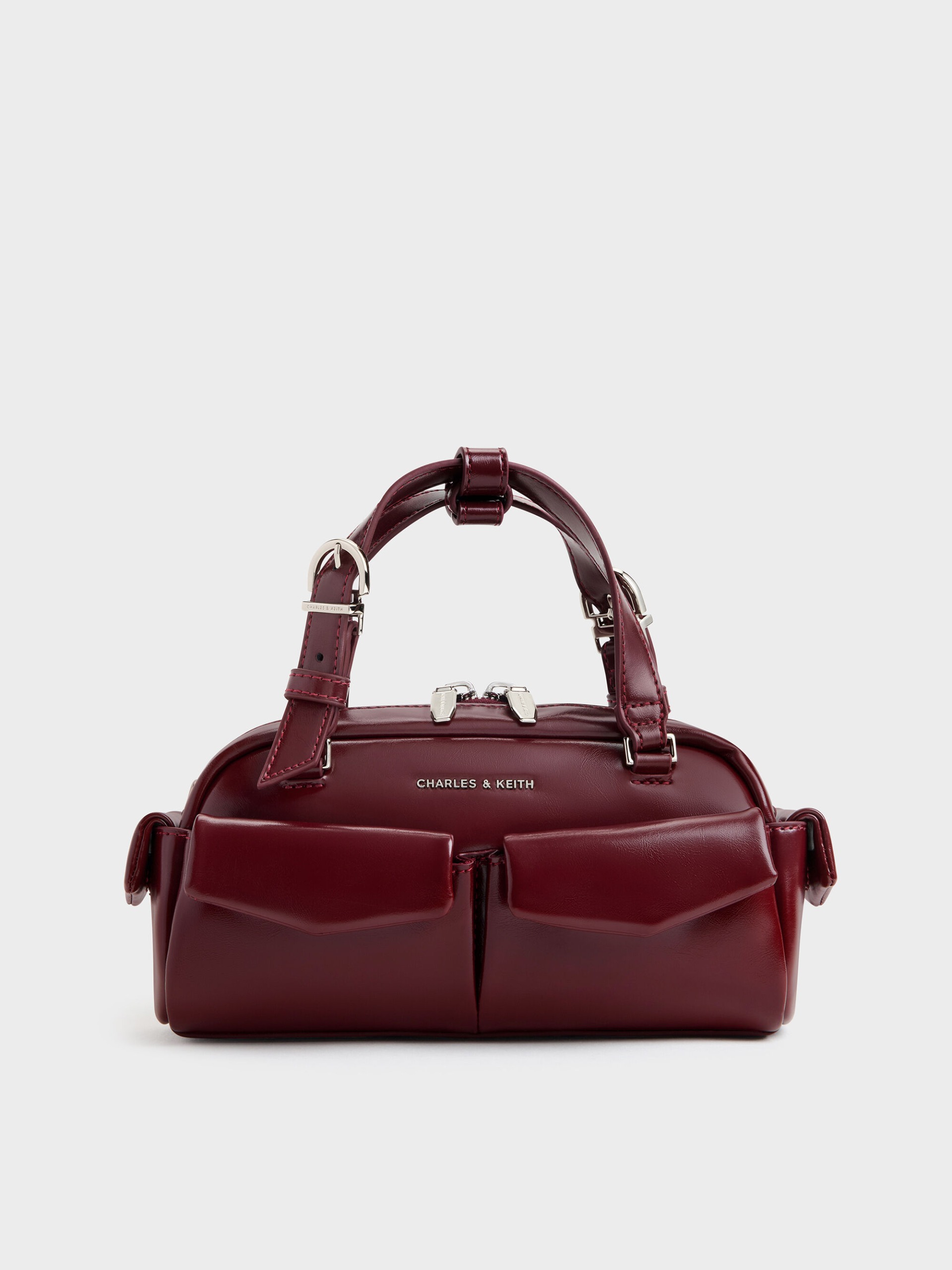 Charles & Keith, Rachel Multi-Pocket Bowling Bag