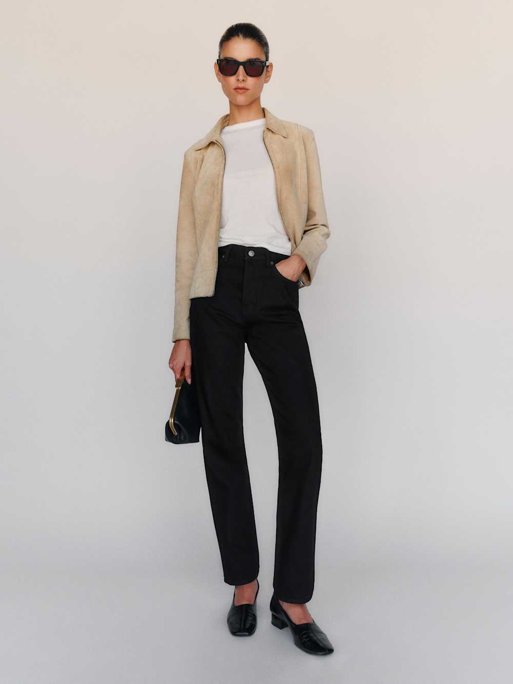 Cynthia High Rise Straight Jeans