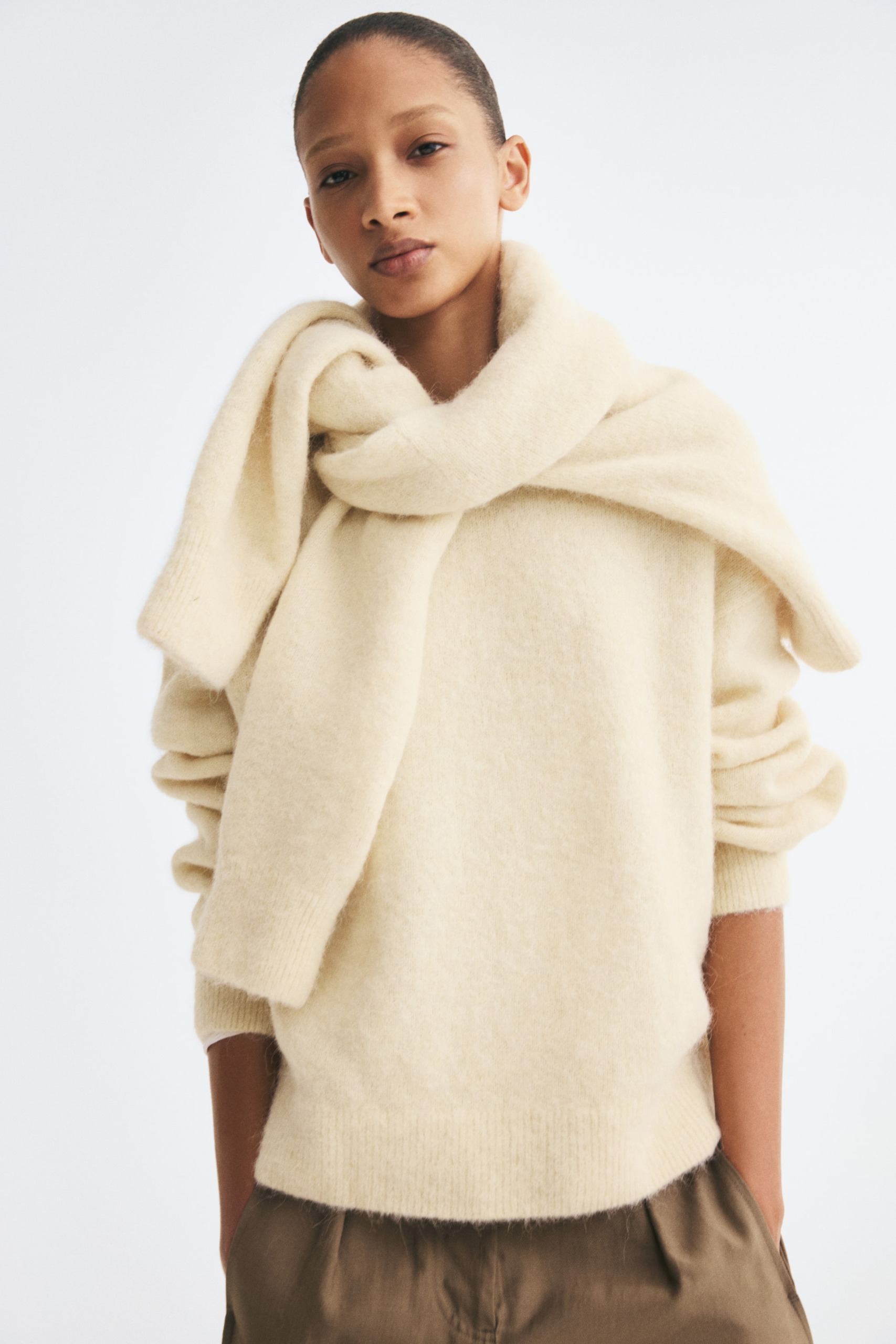 Oversized Alpaca-Blend Jumper