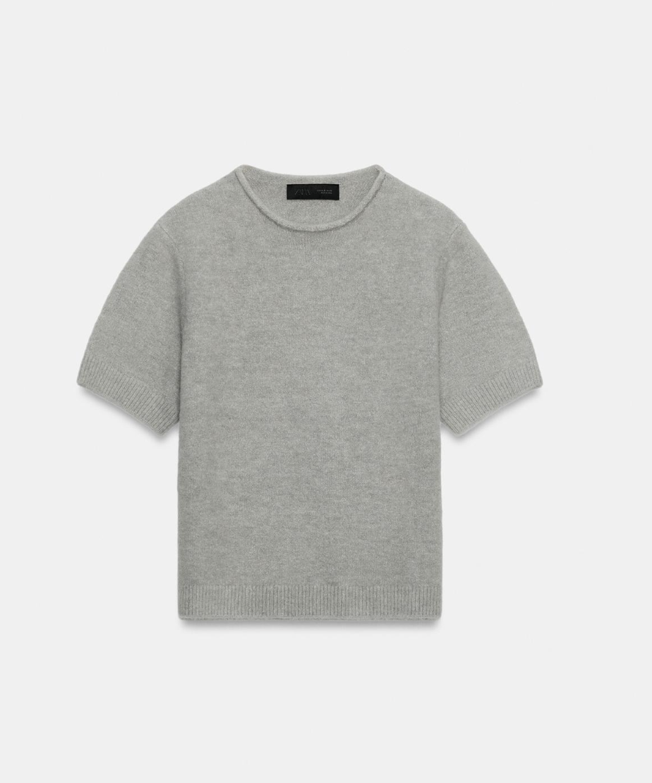 ZARA, Soft Knit Short Sleeve Jumper
