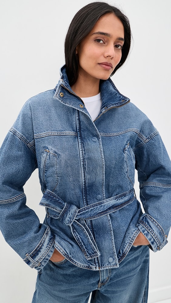 Robin Denim Jacket - Mid Cerulean