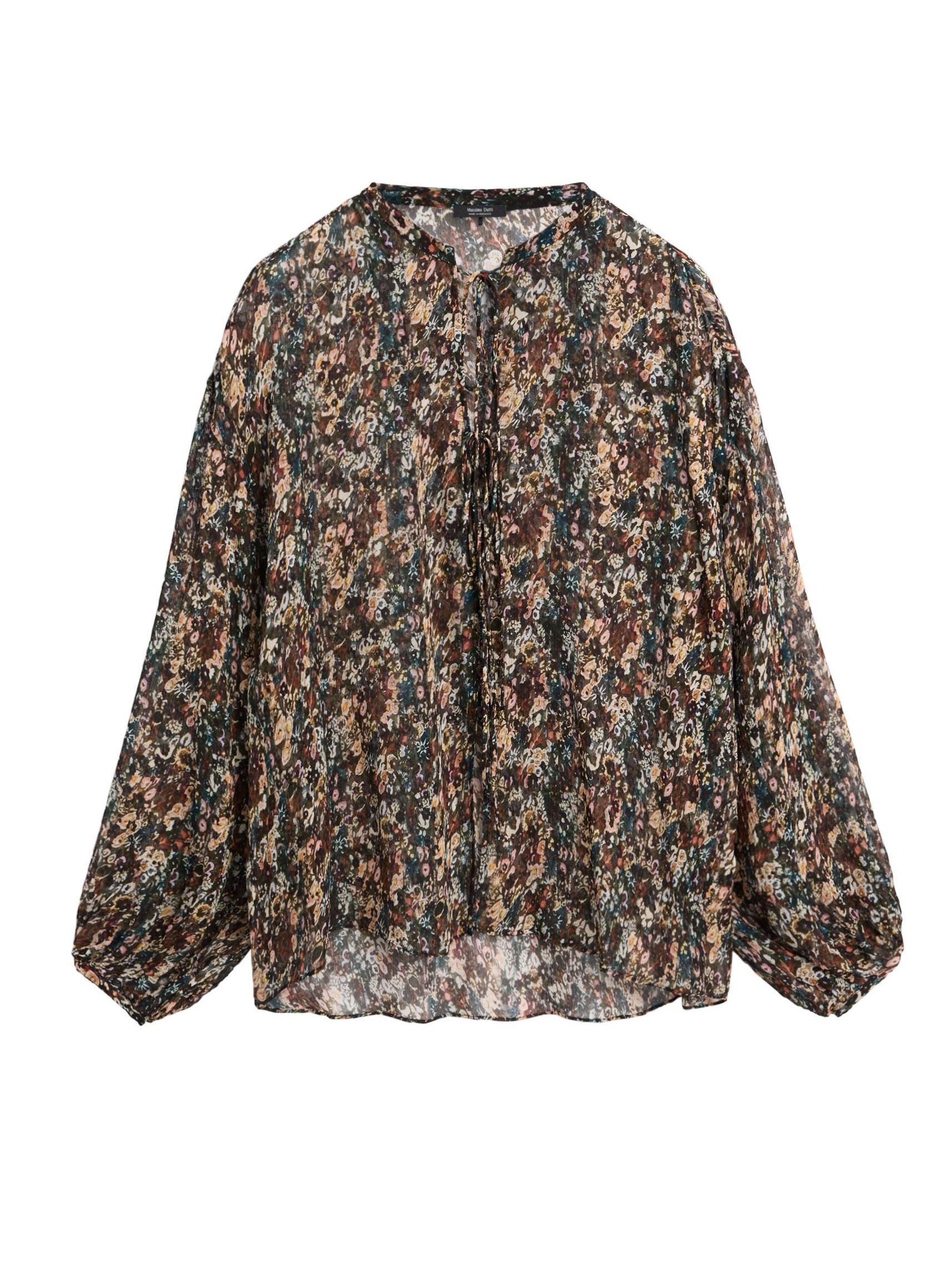 Massimo Dutti, Floral Print Flowing Shirt