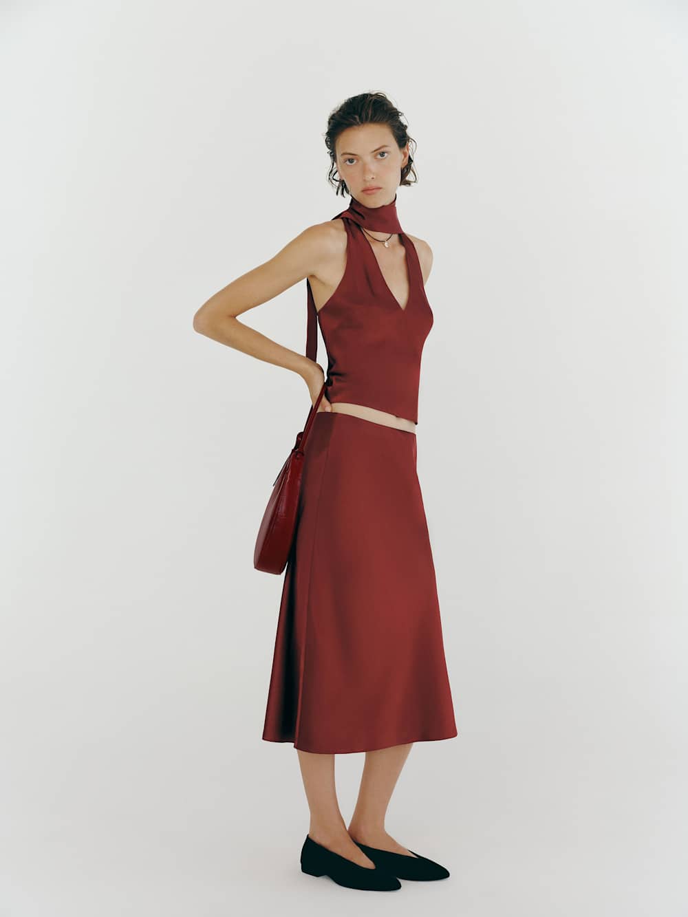 Pomelle Silk Two Piece