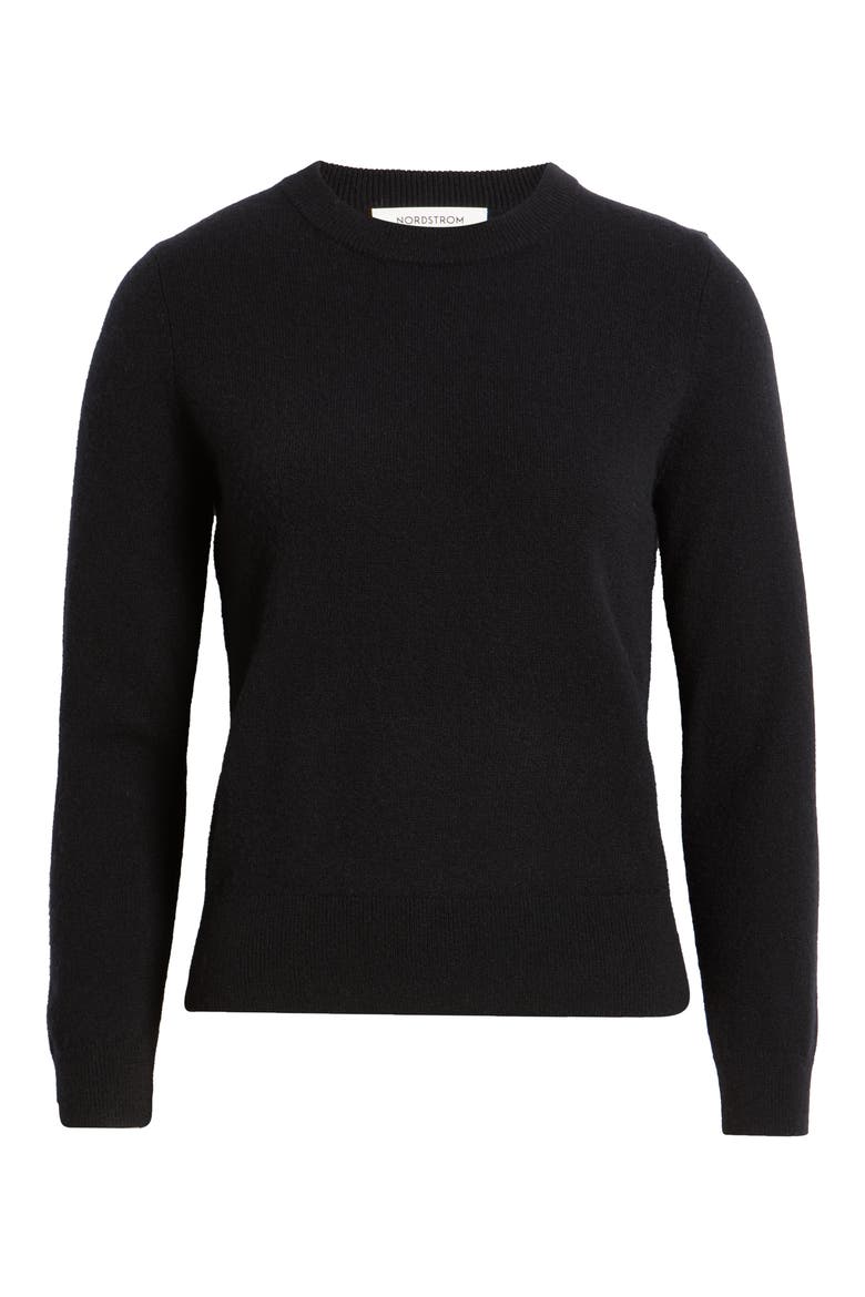 Shrunken Cashmere Crewneck Sweater