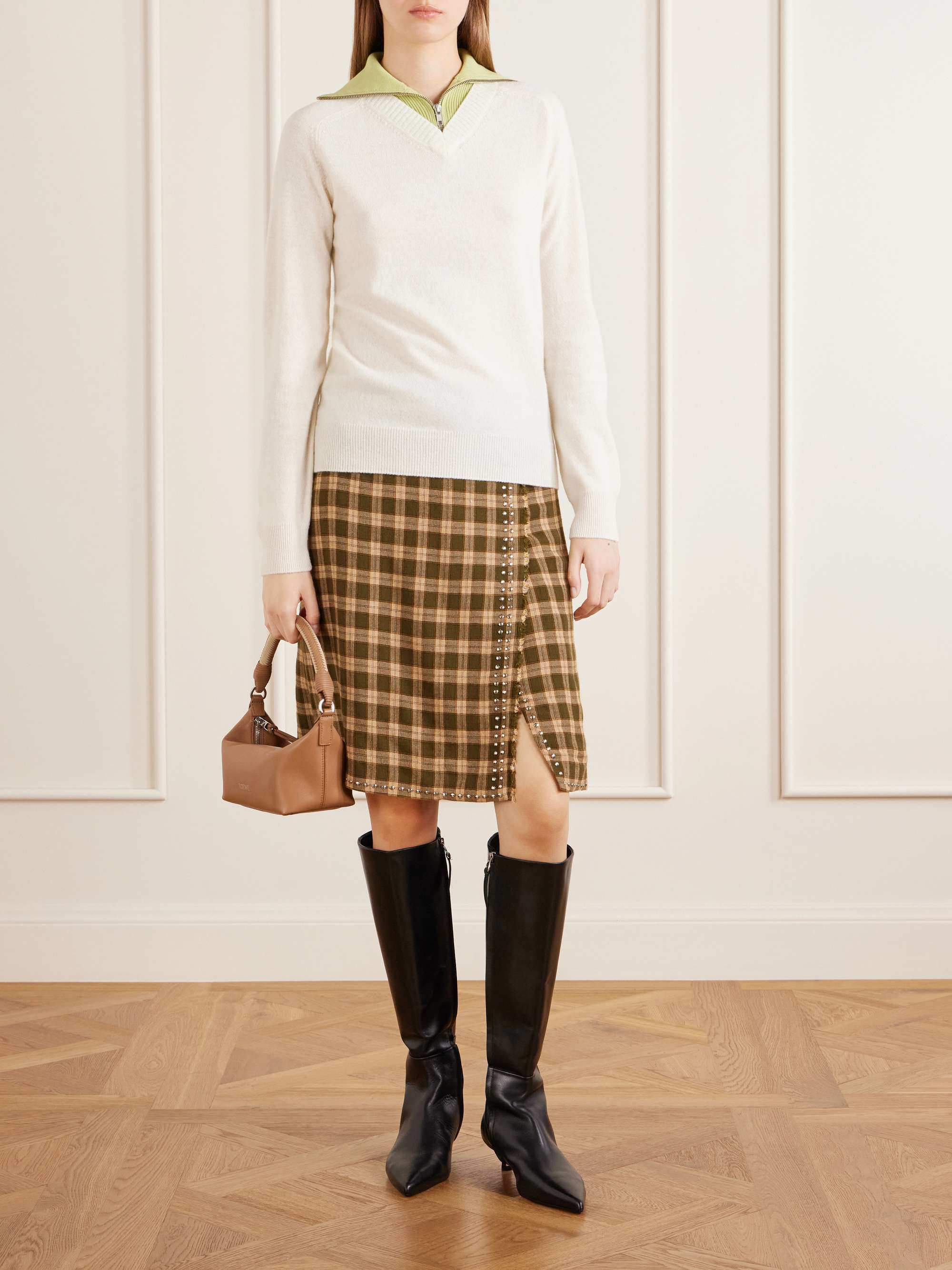 Ribbed Wool-Blend Sweater