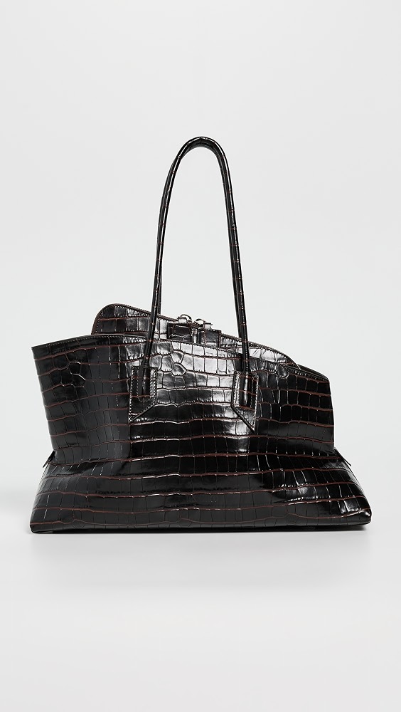 La Passeggiata Medium Top Handle Bag - Coffee