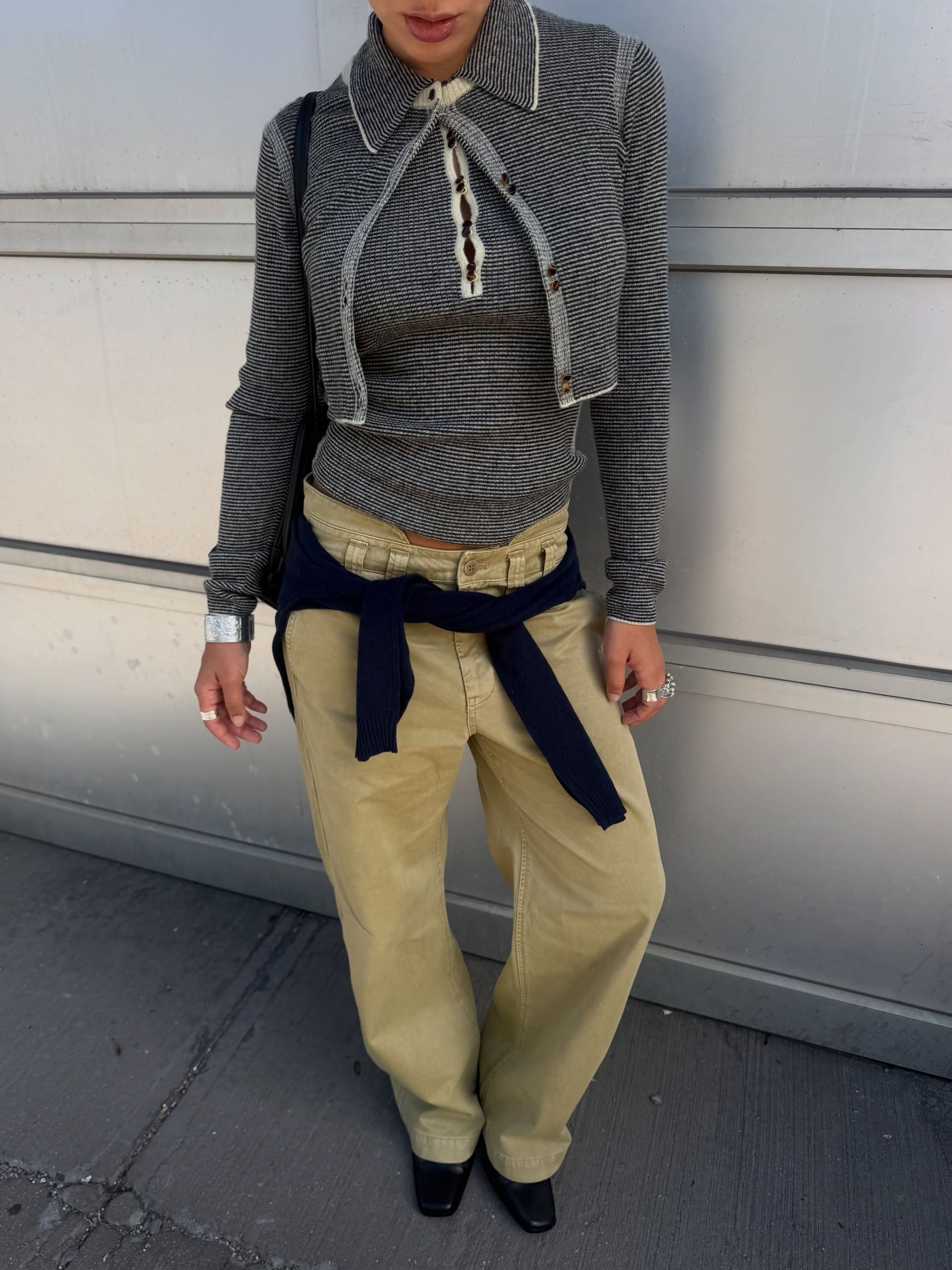 An image of a woman wearing updated fall outfit 2026