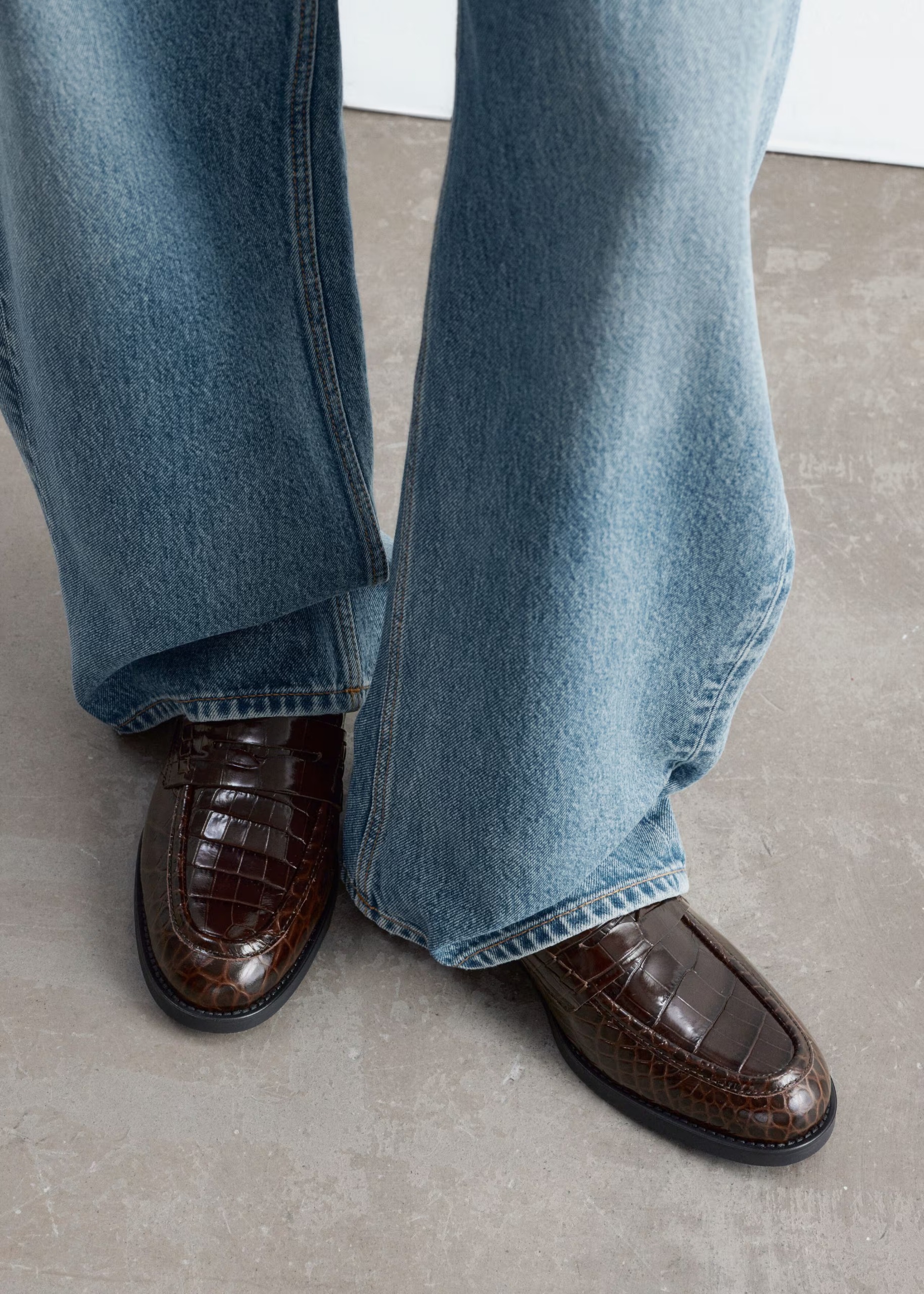 & Other Stories, Leather Penny Loafers
