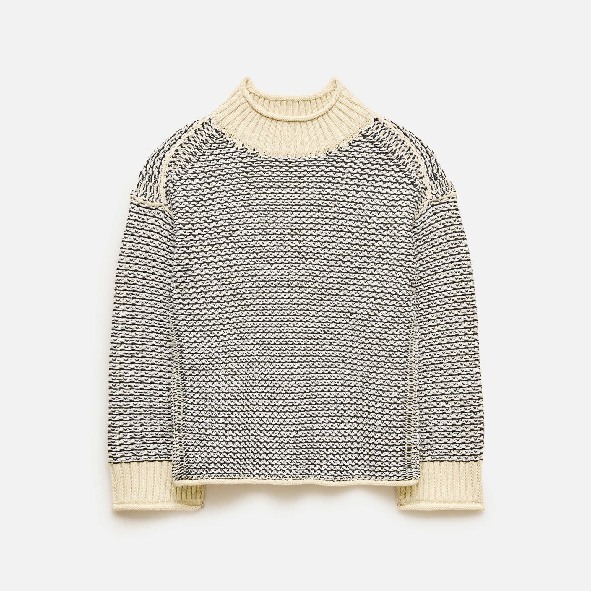2025 Rollneck&trade; Reversible Sweater in Tweed Stitch