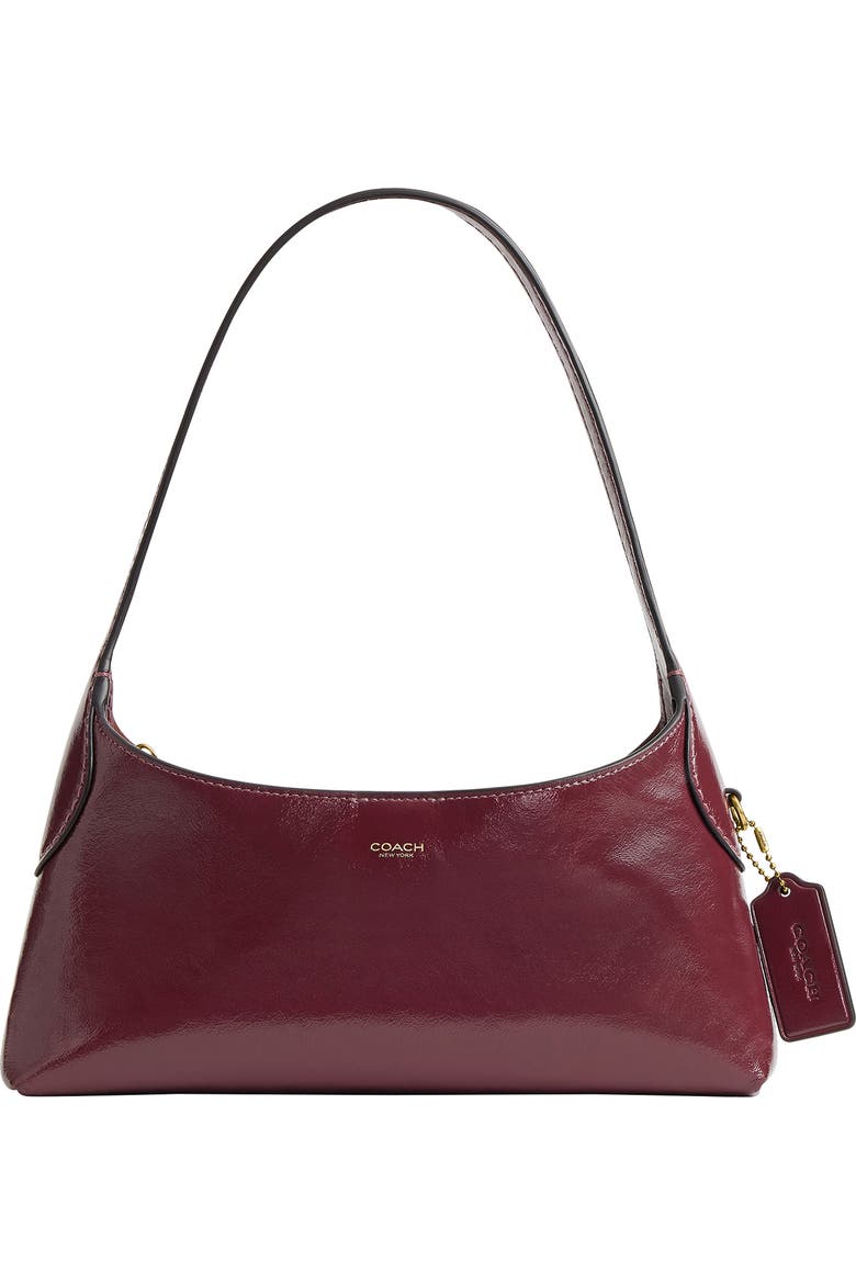 Brooklyn 26 Glazed Leather Shoulder Bag