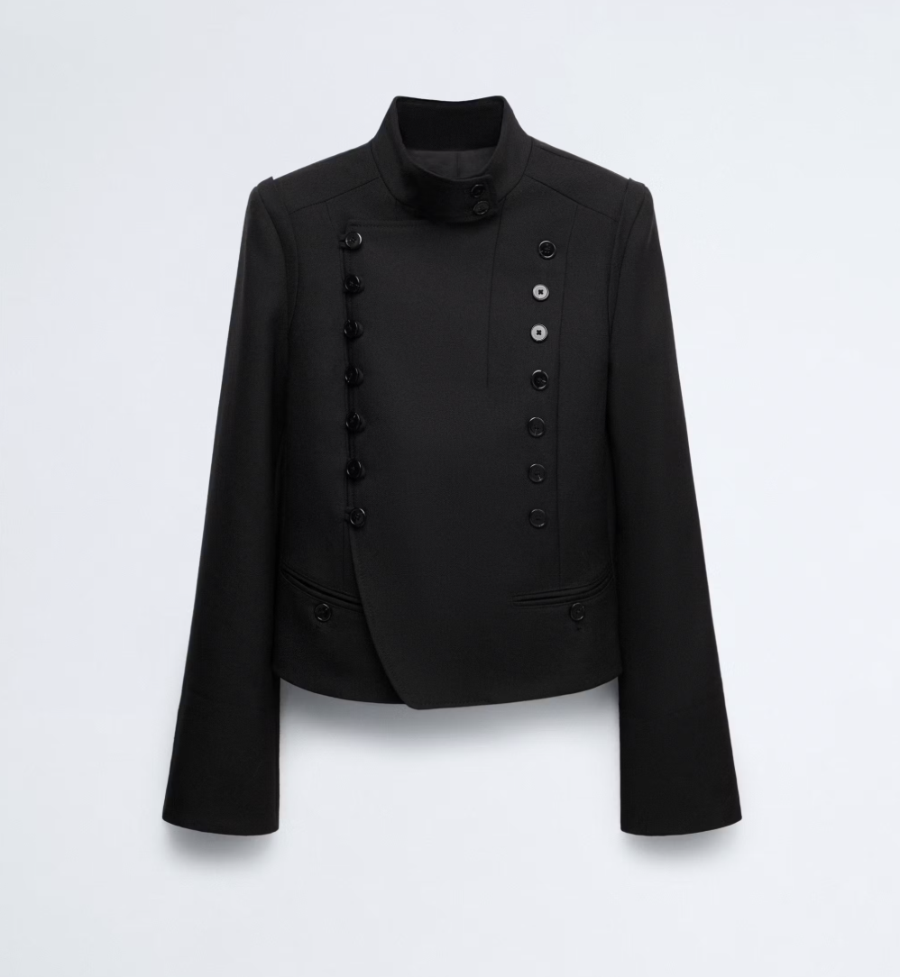 MANGO, 100% Wool Suit Jacket With Buttons - Women | Mango Usa