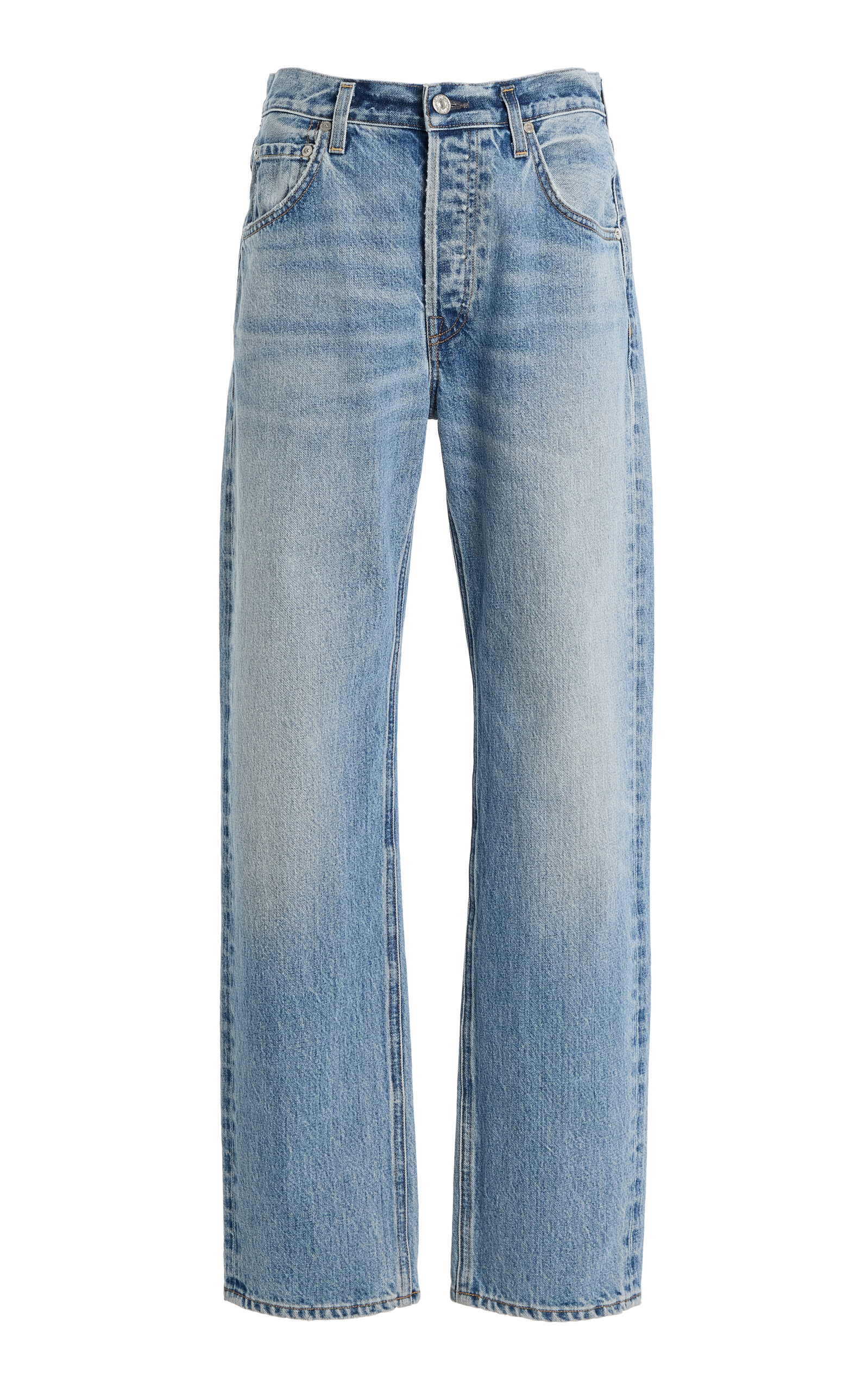 Lindz Rigid Low-Rise Straight Jeans