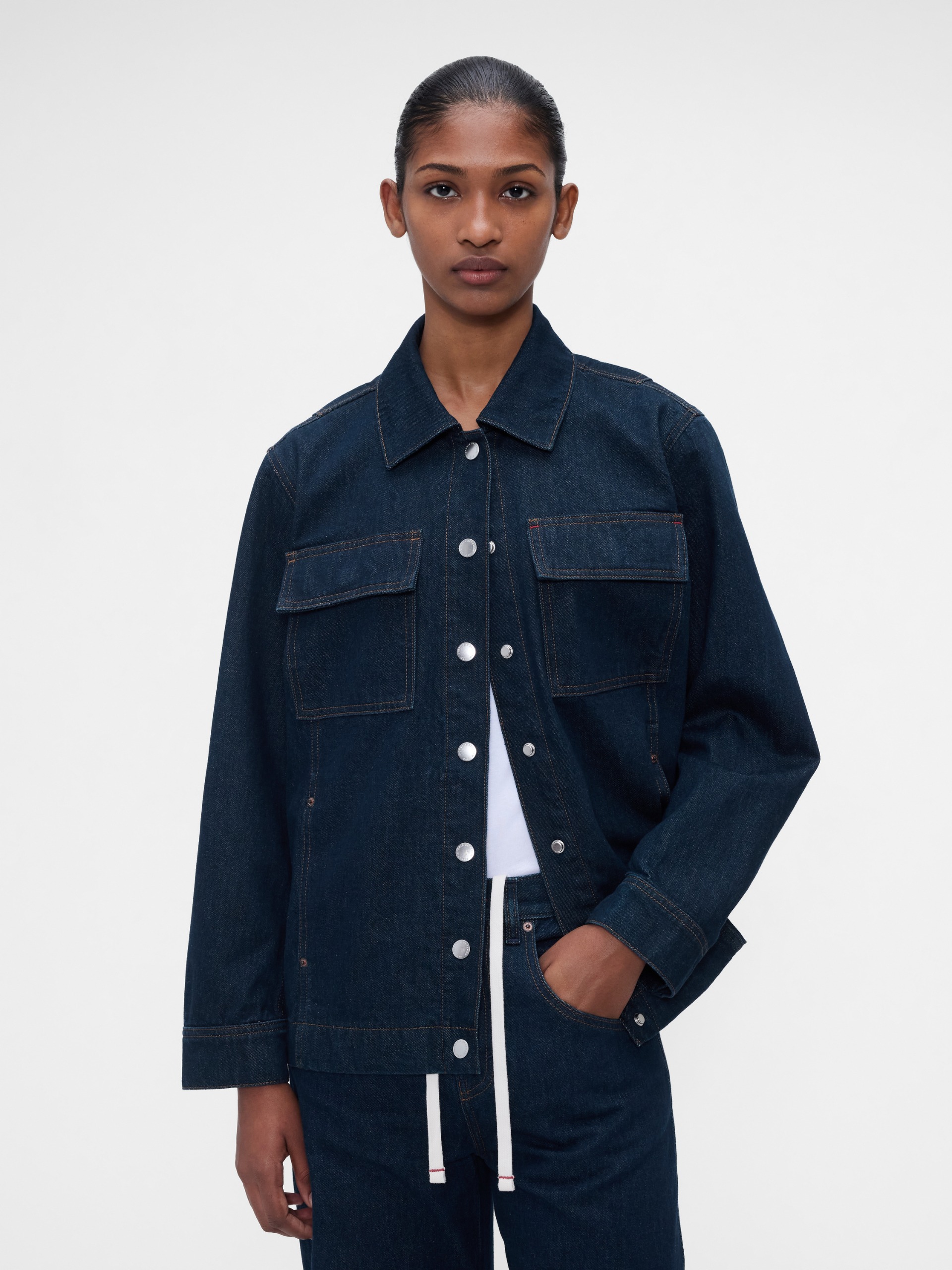 DENIM SHACKET