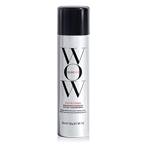 Color Wow Style on Steroids &ndash; Texturizing Hair Spray for Volume | Texture Spray for Instant Lift, Body, Fullness, Long-Lasting Flexible Volume. Non-Sticky Texturizer, for All Hair Types