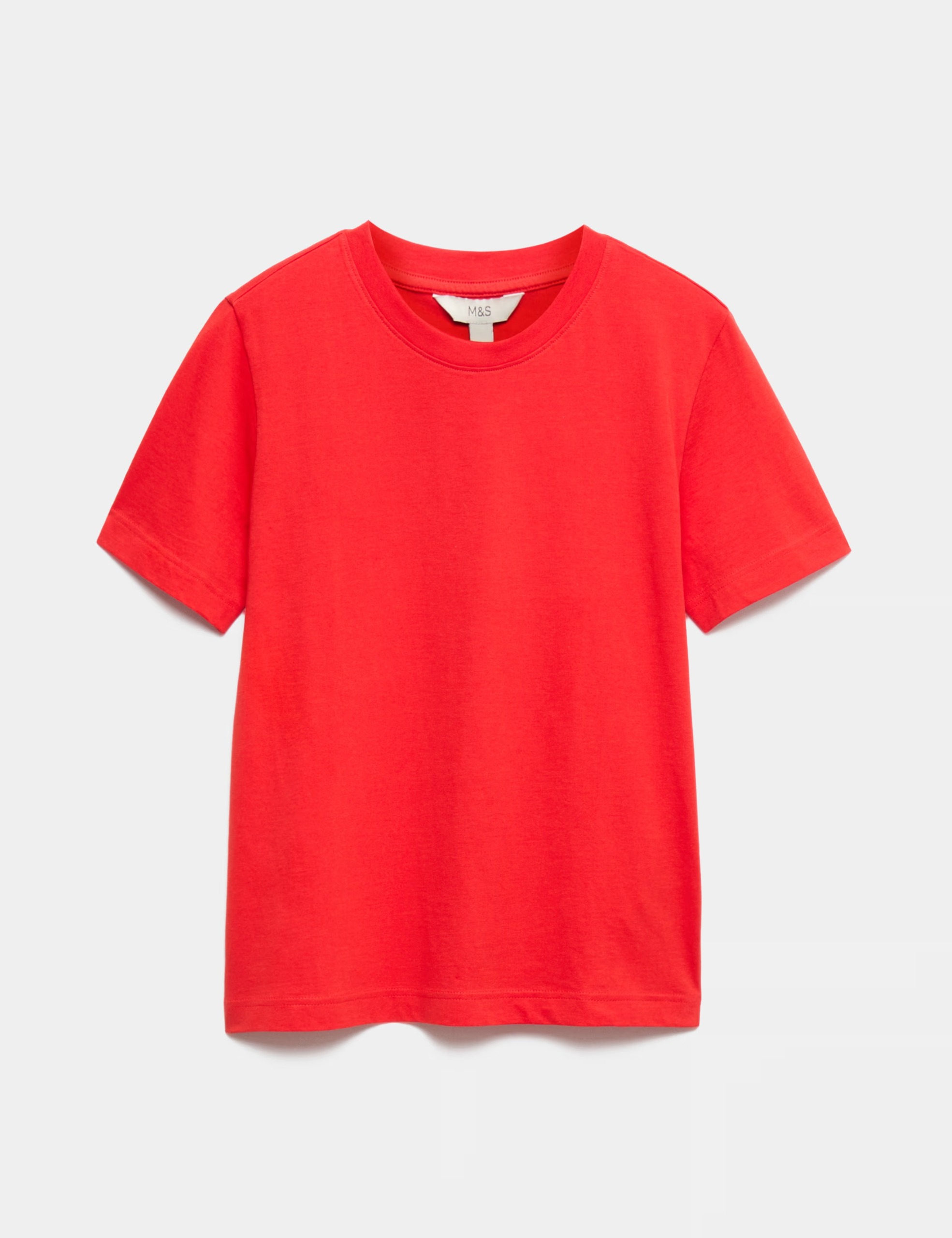 M&S, Pure Cotton Everyday Crew Neck T-Shirt