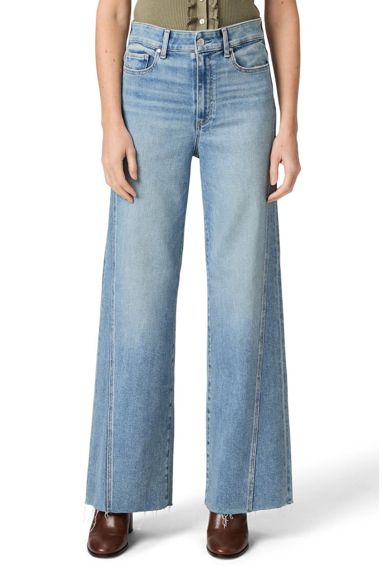 Anessa Raw Hem High Waist Wide Leg Jeans