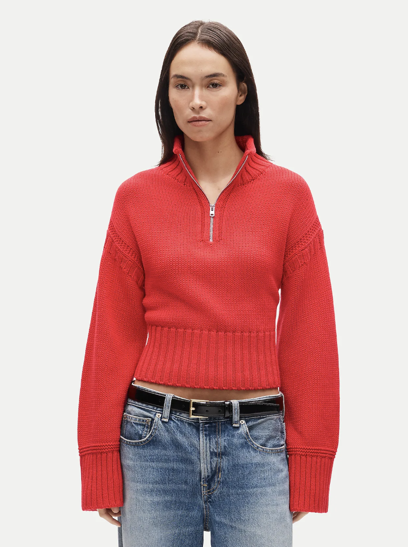 J.Crew, Tiny Rollneck™ in Colorblock Tweed Stitch