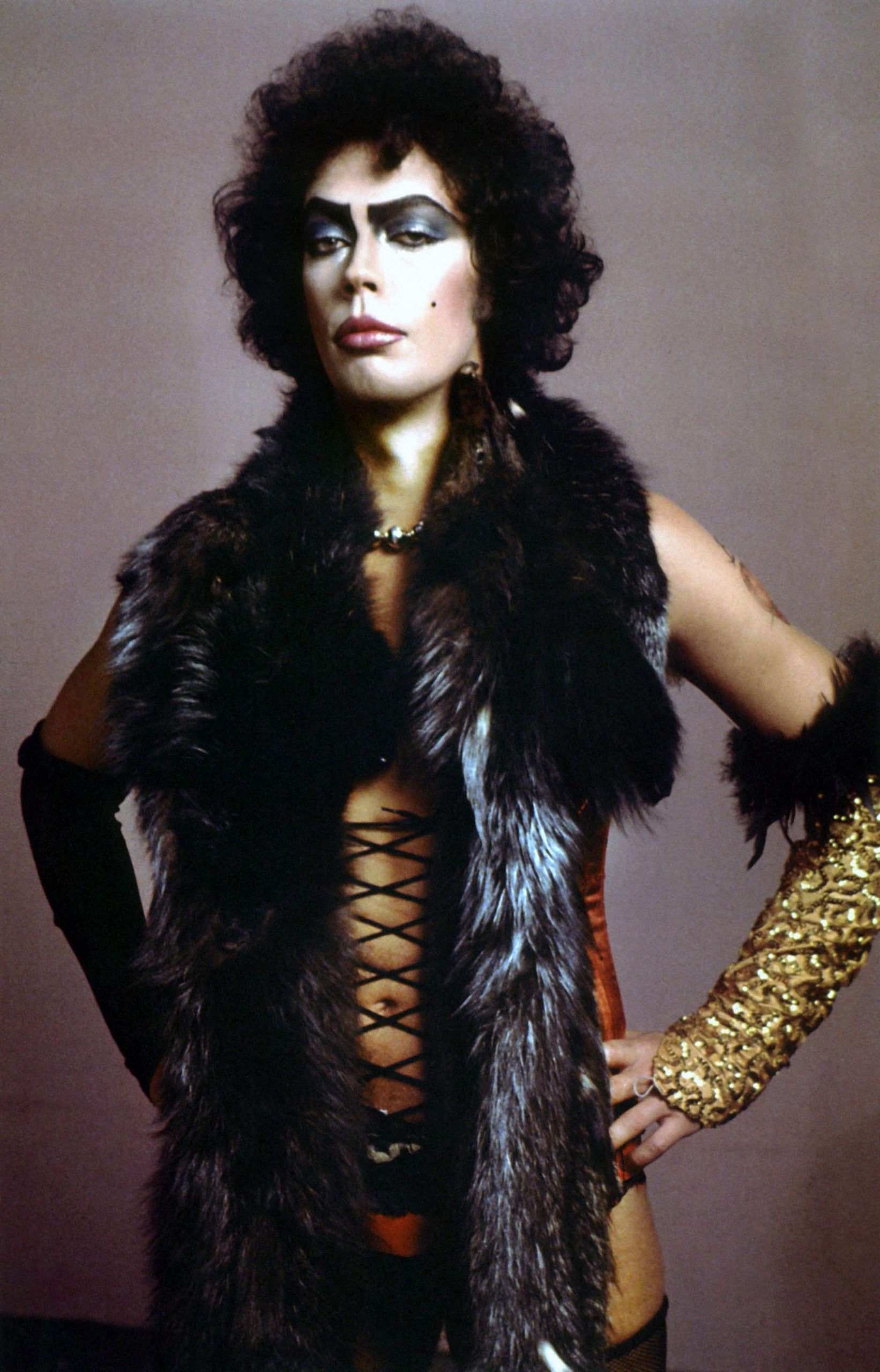 Tim Curry as Dr. Frank-N-Furter in The Rocky Horror Picture Show.