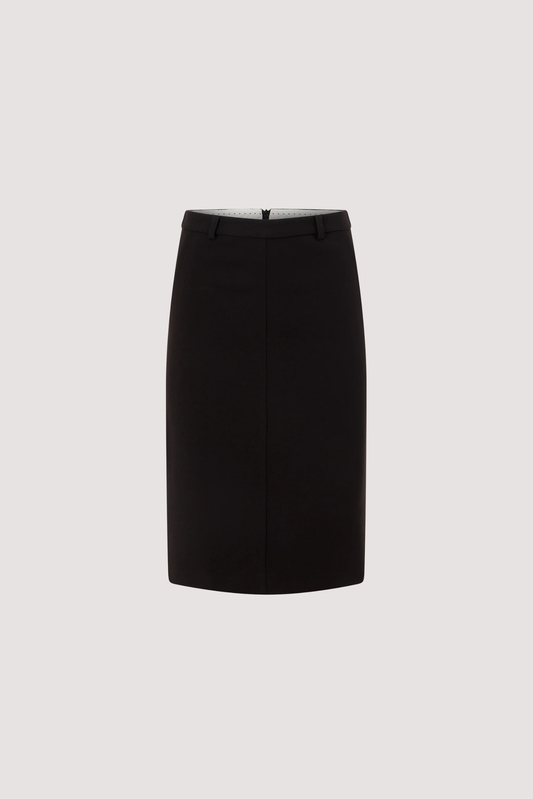 DISSH , Chiara Black Below the Knee Skirt