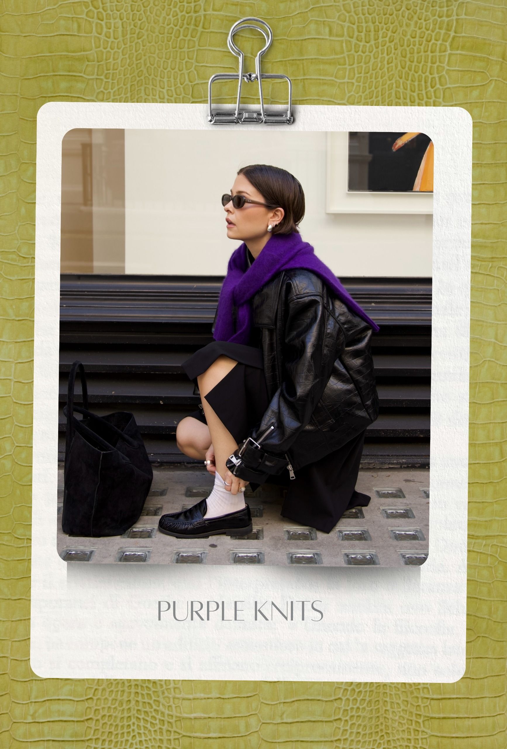autumn 2026 cult buys: purple knitwear