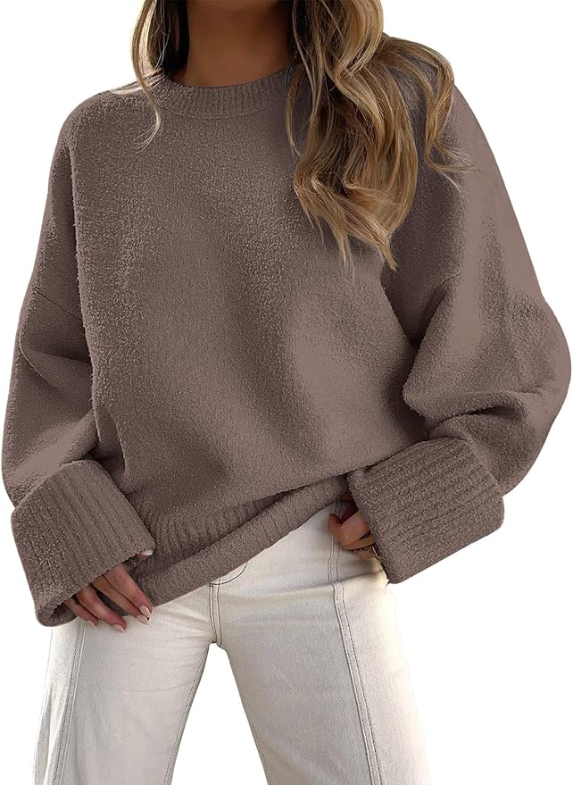 LILLUSORY, Lillusory Women Oversized Warm Cozy Knit Sweaters 2026 Fall Fashion Outfits