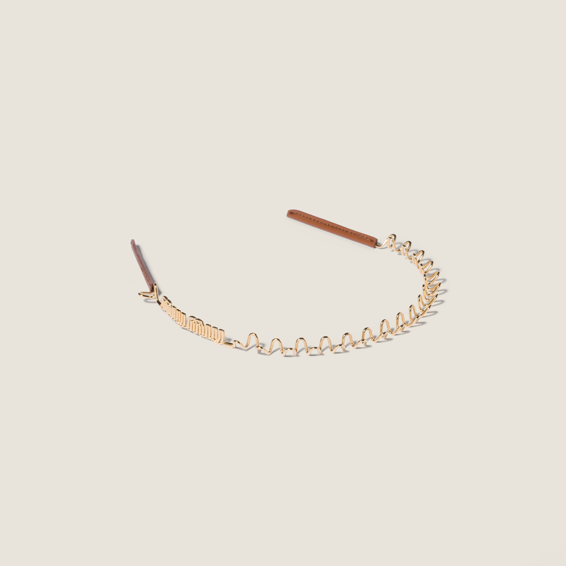 Metal and Leather Headband