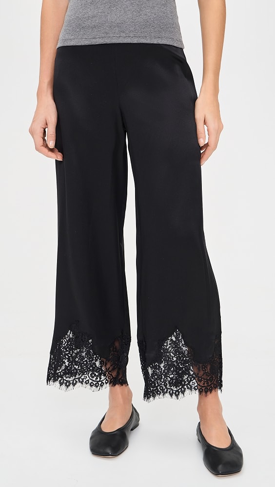 Carolina Silk Pants - Black