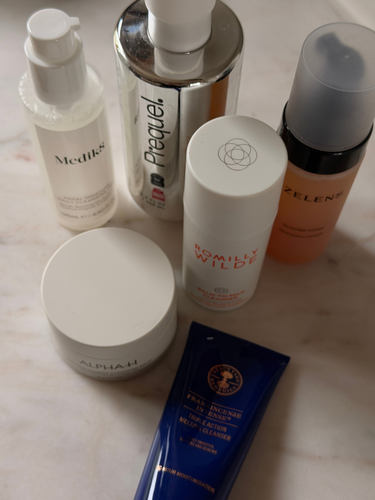 A selection of cleansers for mature skin