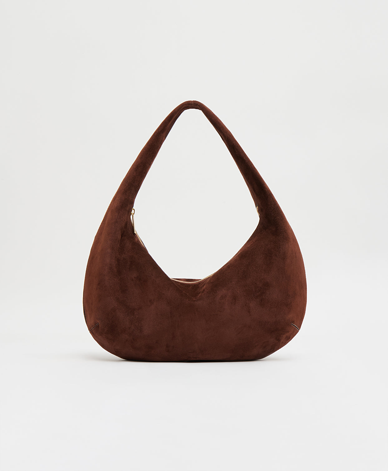 Gnocchi Bag - Chocolate Suede