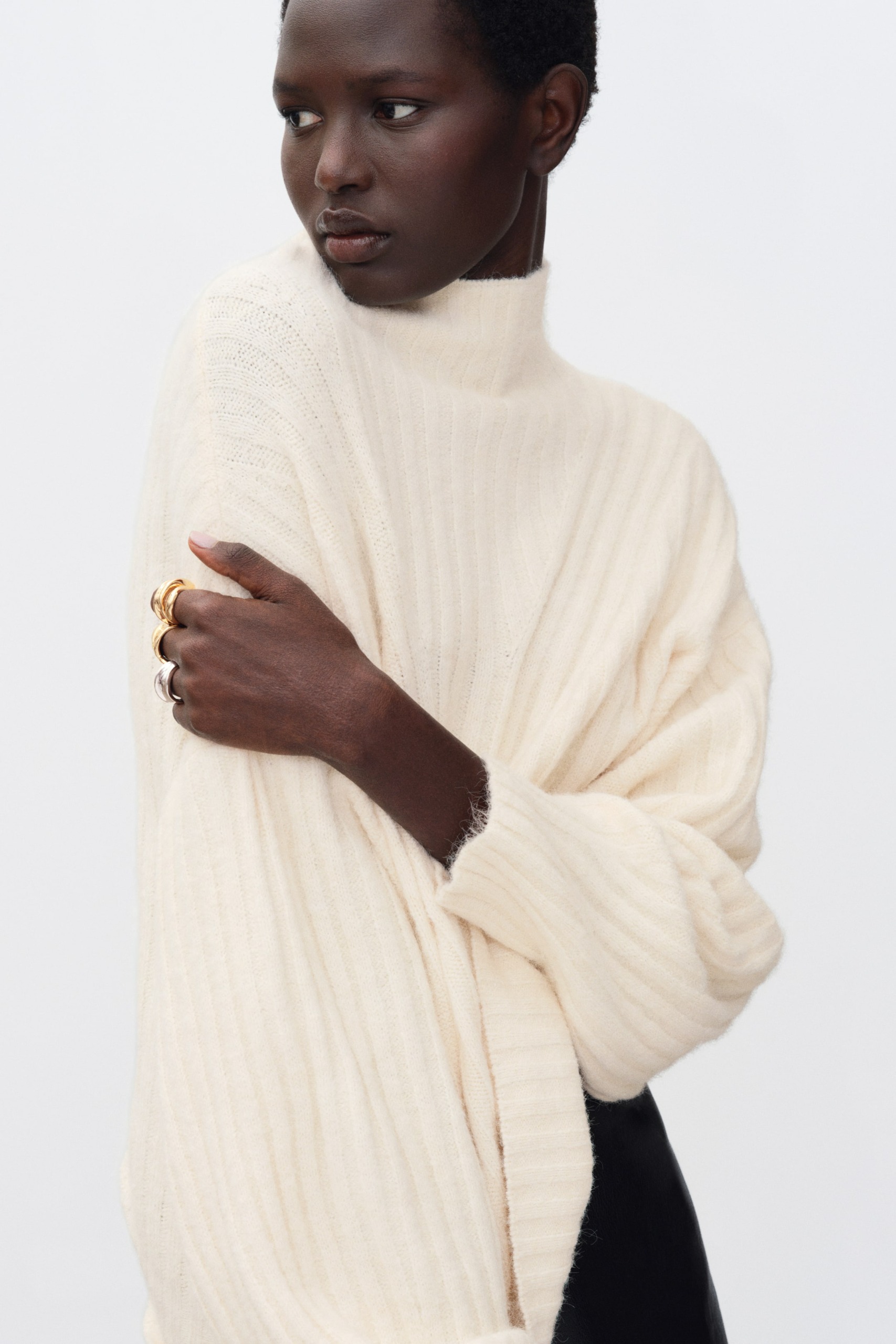 Rib-Knit Jumper