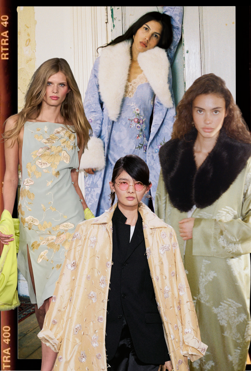 A collage of the opera dressing trend.