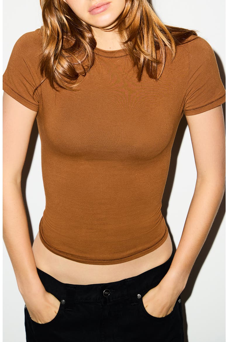 Stretch Cotton Jersey T-Shirt