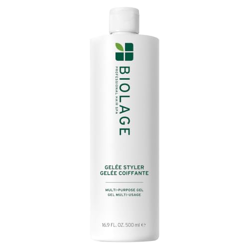 Biolage Styling Gelée – Firm Hold, 16.9 Oz | Styling Gel for Slick Backs and Heatless Curls, Firm Hold, Adds Shine & Controls Frizz, Vegan & Cruelty-Free