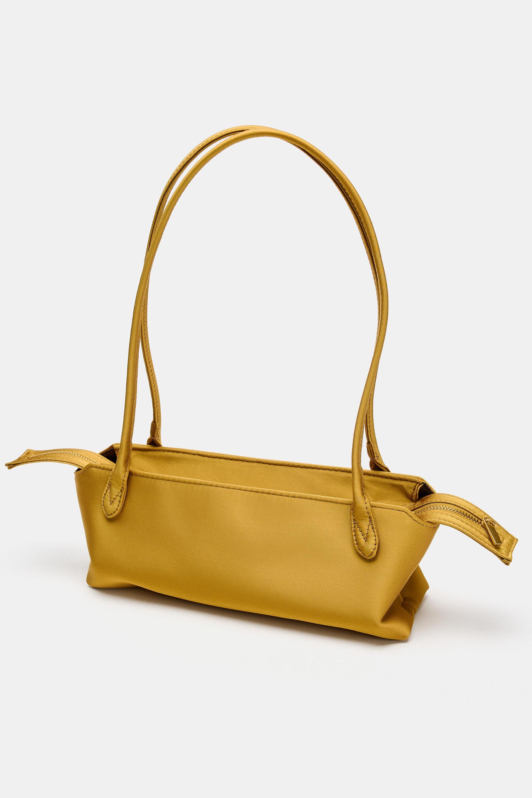 Elongated Shoulder Bag - Lime Green - One Size Only