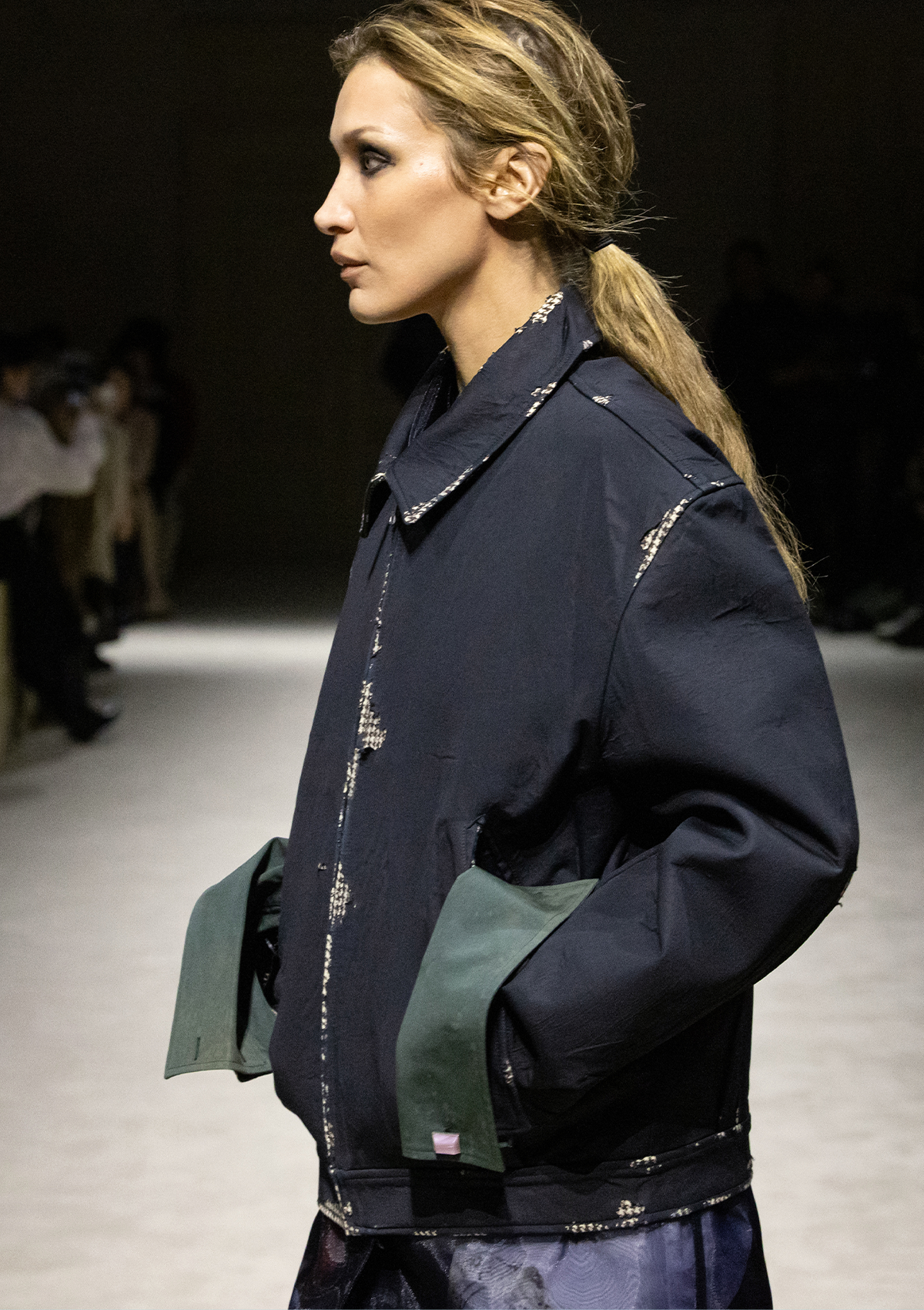 Prada FW26 Jacket Bella Hadid