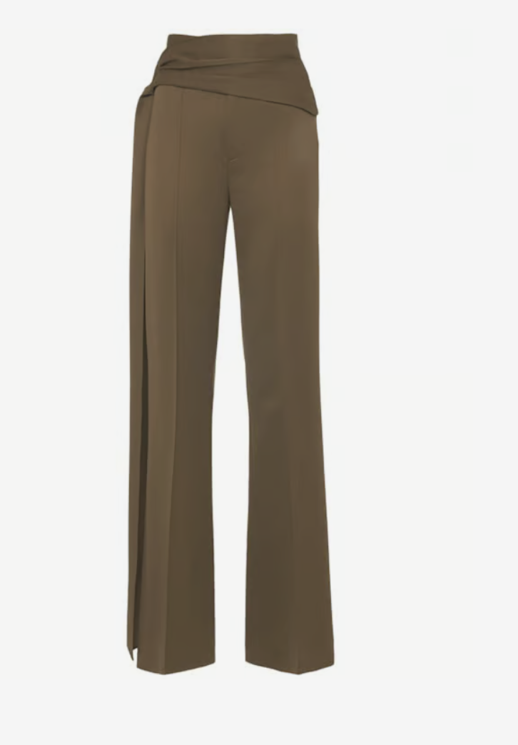 Giuseppe Di Morabito, Virgin wool draped palazzo pants