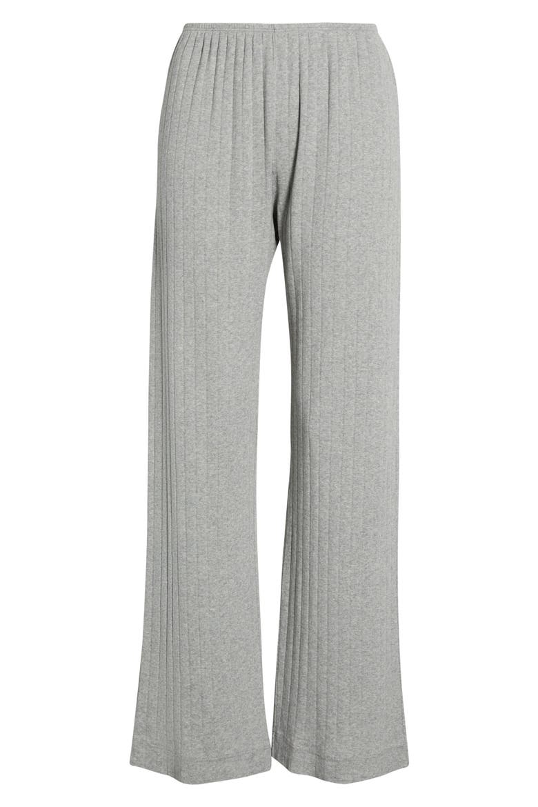 The Pointelle Simple Organic Cotton Crop Pants