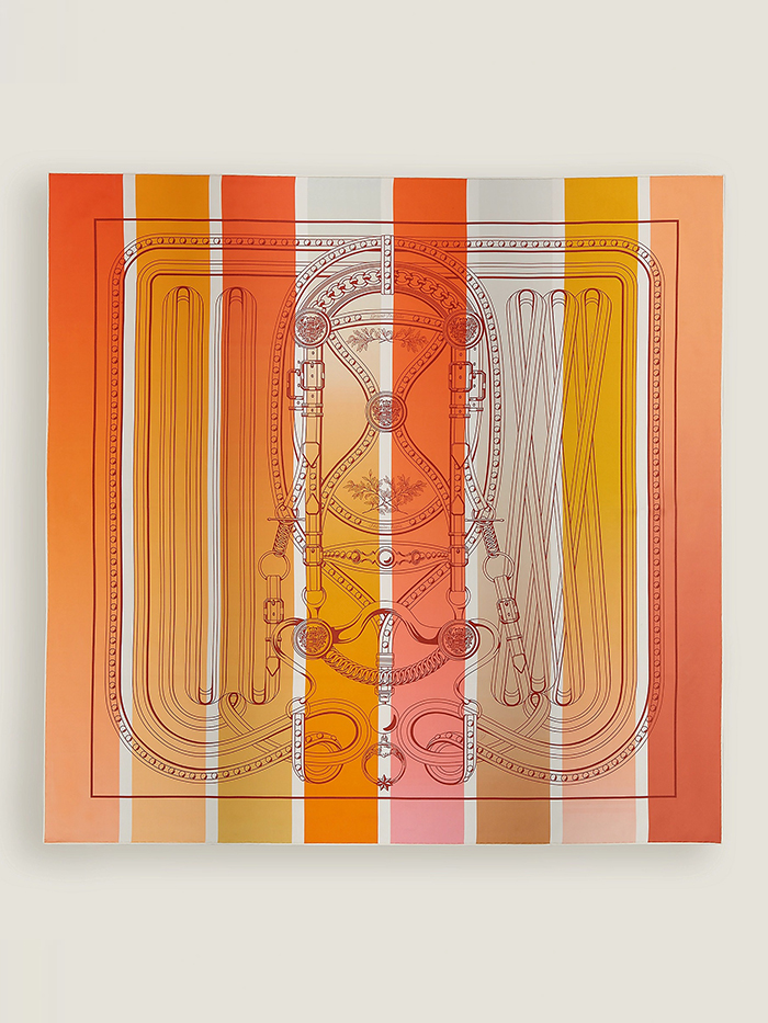 hermès, Grand Tralala Double Face Scarf