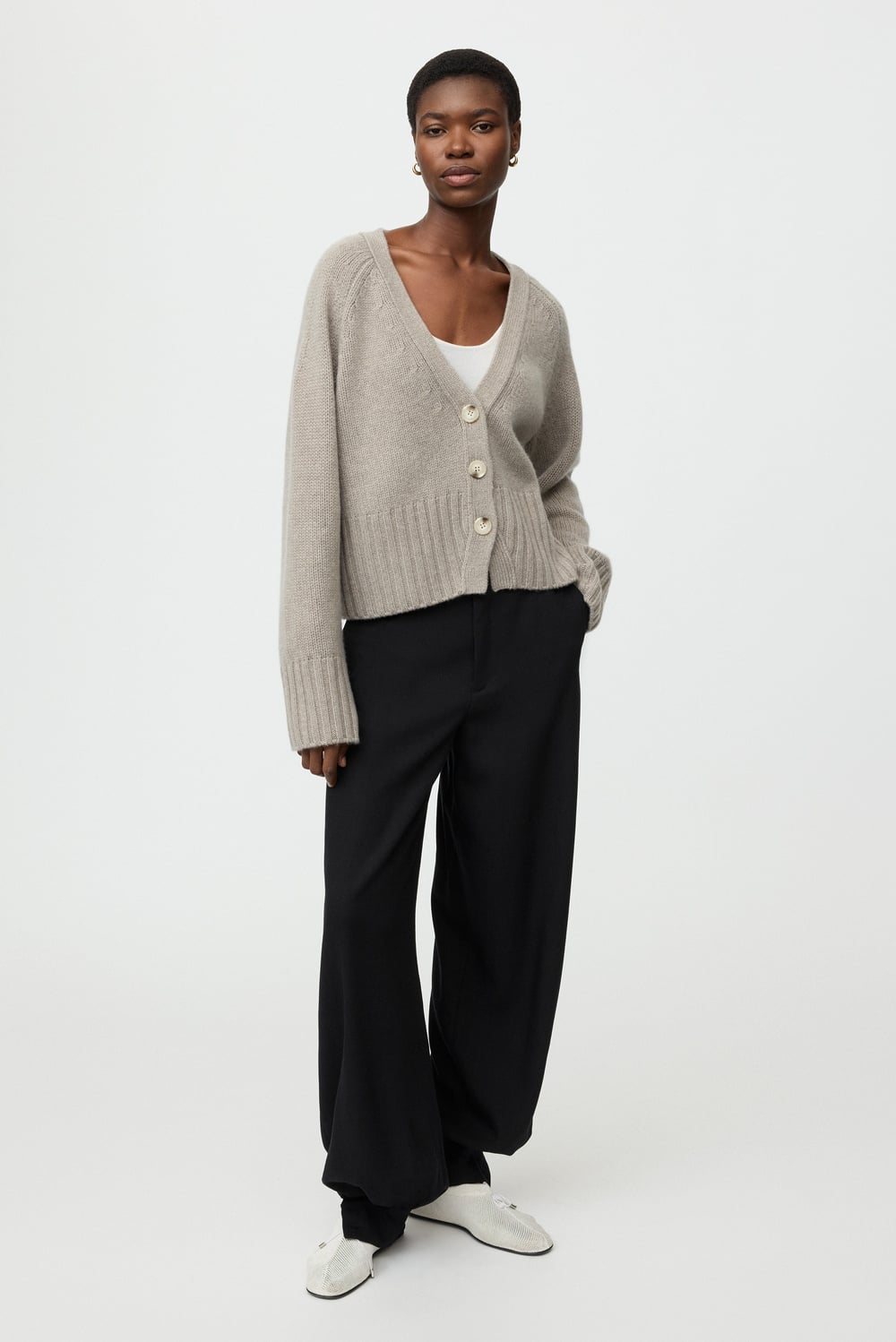V-Neck Cardigan