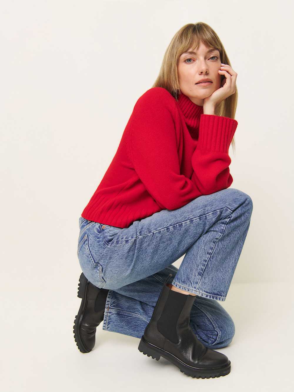Katerina Lug Sole Chelsea Boot