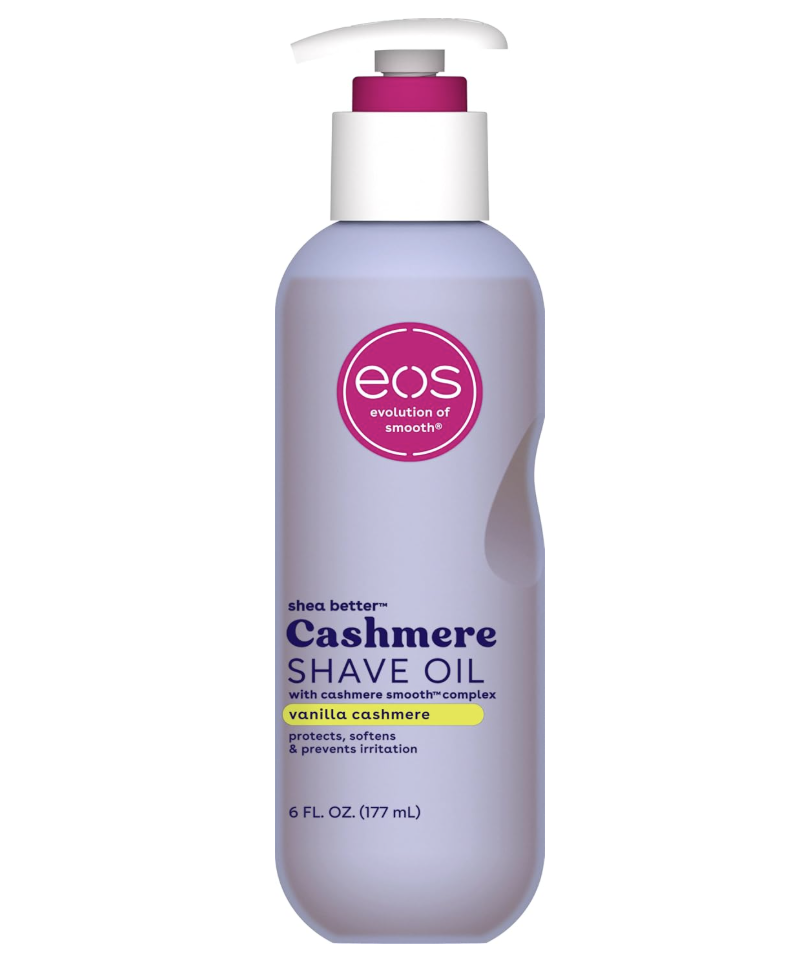 eos, Eos Vanilla Cashmere Shave Oil- Moisturizing Natural Shea Butter, 6 Fl Oz
