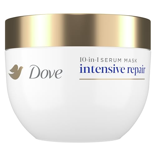 Dove Hair Intensive Repair 10-In-1 Serum Mask for Damaged Hair, 9.2 Fl Oz