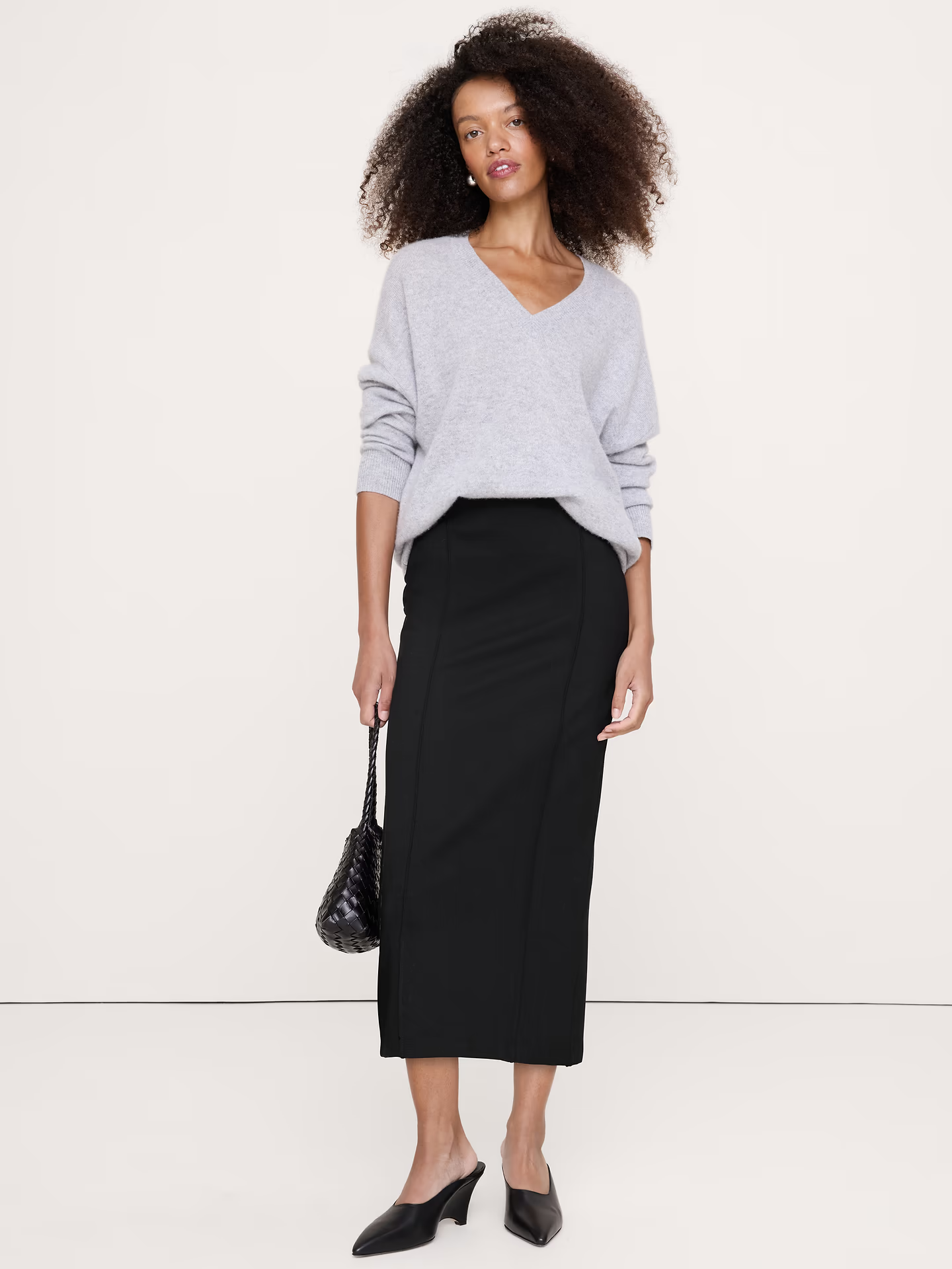 Banana Republic, Ponte Pintuck Pencil Skirt