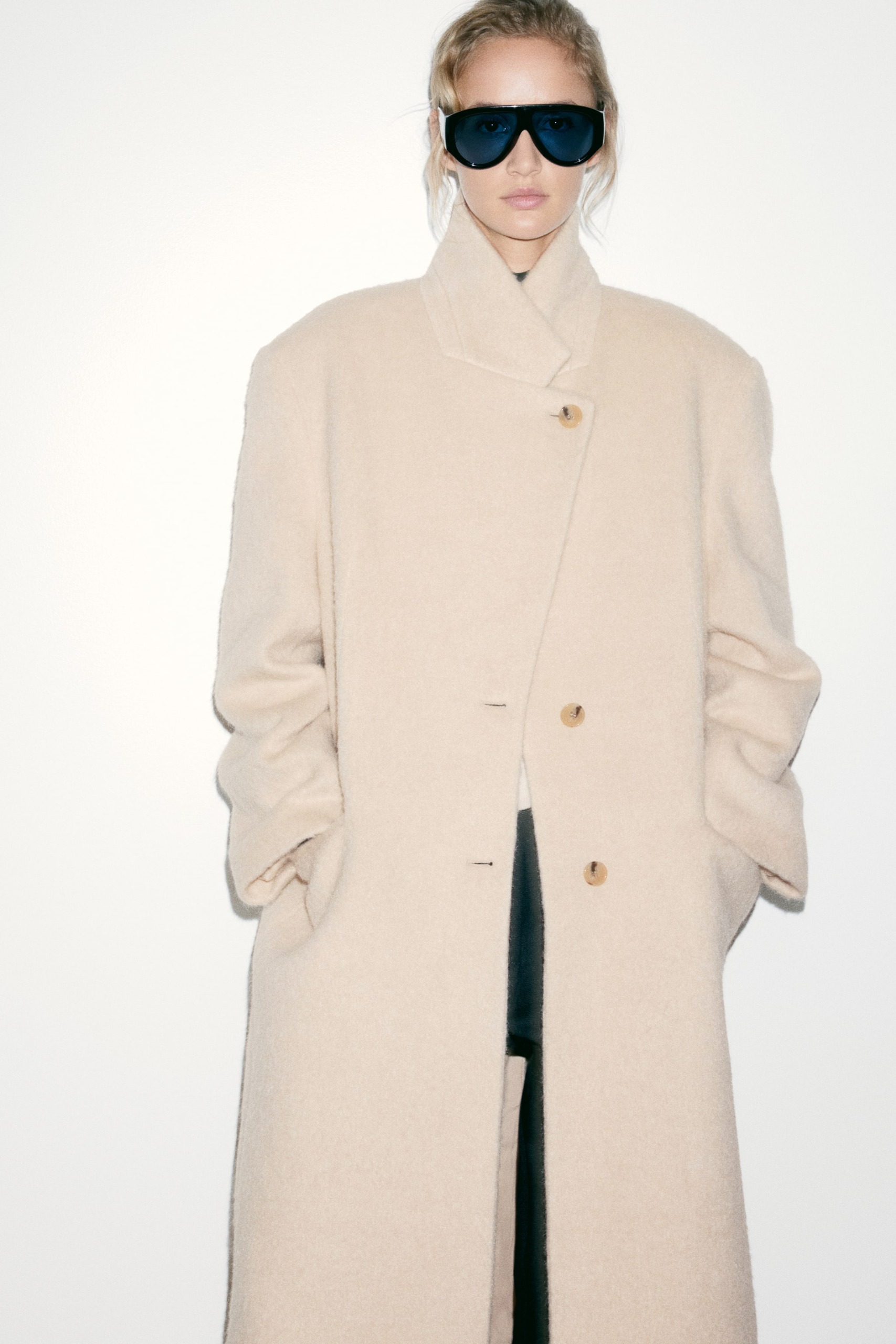 Wool-Blend Coat