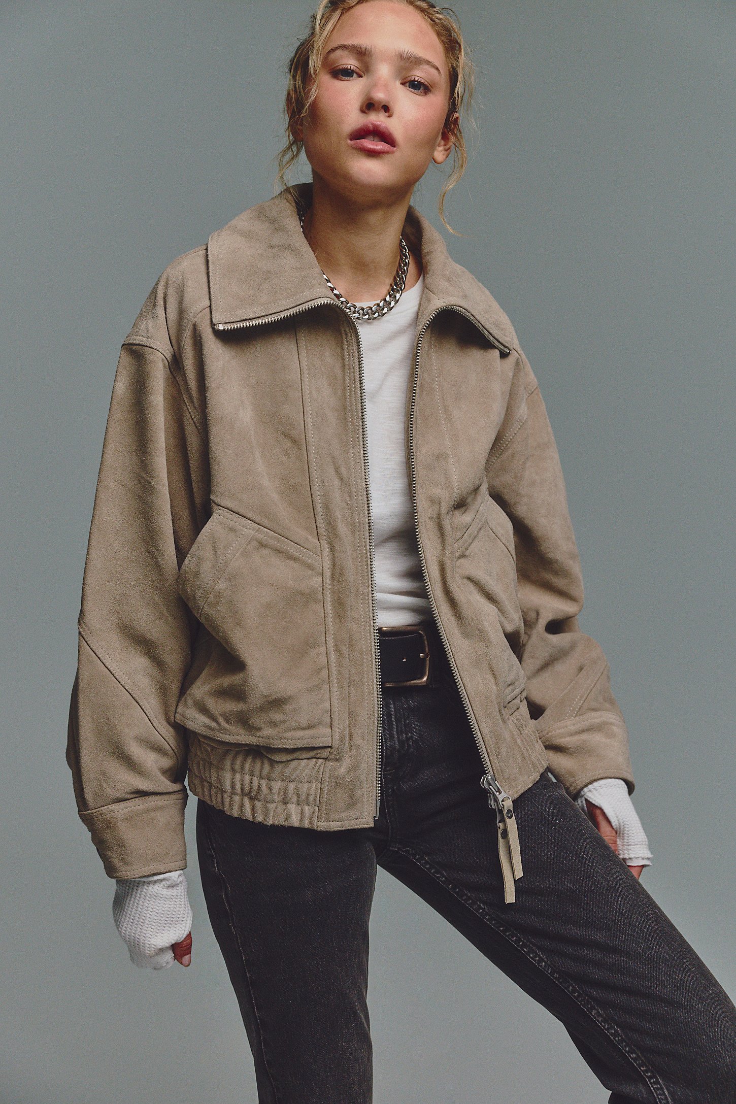 Free People, We the Free Desert Moon Suede Jacket